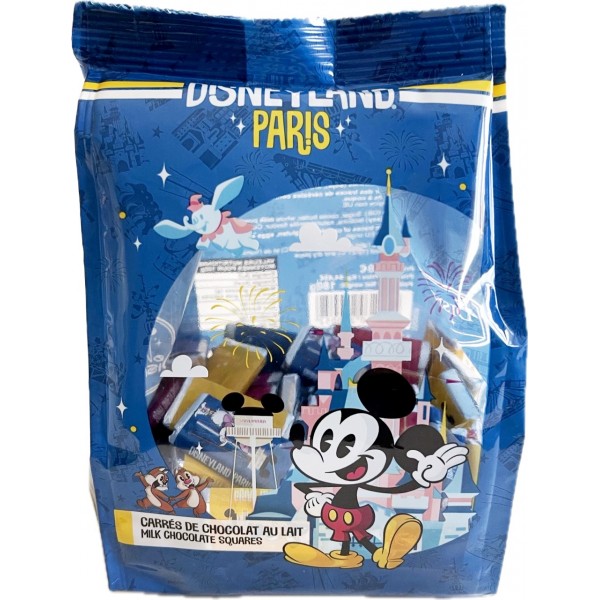 Disneyland Paris milk Chocolates Squares in a bag Disneyland Paris milk Chocolates Squares in a bag