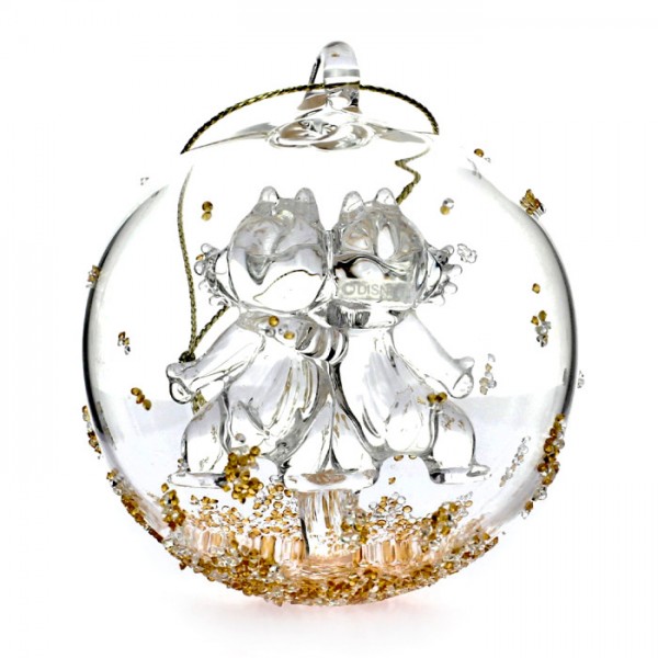 Chip and Dale Crystal Colour bauble, by Arribas, Disneyland Paris Chip and Dale Crystal Colour bauble, by Arribas, Disneyland Paris
