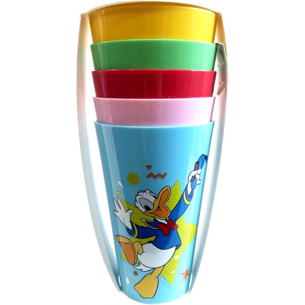 Disneyland Paris set of 5 Disney Characters plastic cups Disneyland Paris set of 5 Disney Characters plastic cups