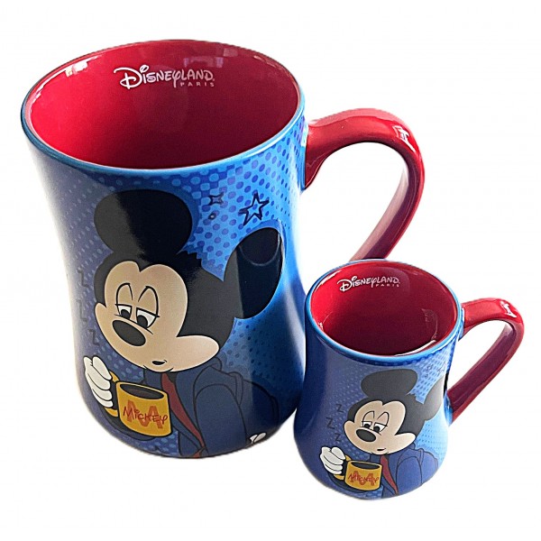Mickey Mouse Mornings Mug and espresso cup Set, Disneyland Paris Mickey Mouse Mornings Mug and espresso cup Set, Disneyland Paris