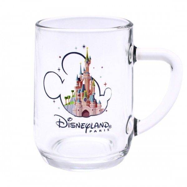 Disneyland Paris Castle Glass Mug, by Arribas Disneyland Paris Castle Glass Mug, by Arribas