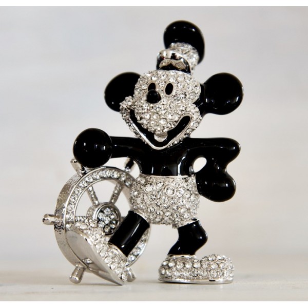 Crystallized Steamboat Willie, Mickey by Arribas Collection Crystallized Steamboat Willie, Mickey by Arribas Collection