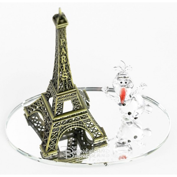Disneyland Paris Olaf in glass with Eiffel Tower, by Arribas Collection Disneyland Paris Olaf in glass with Eiffel Tower, by Arribas Collection