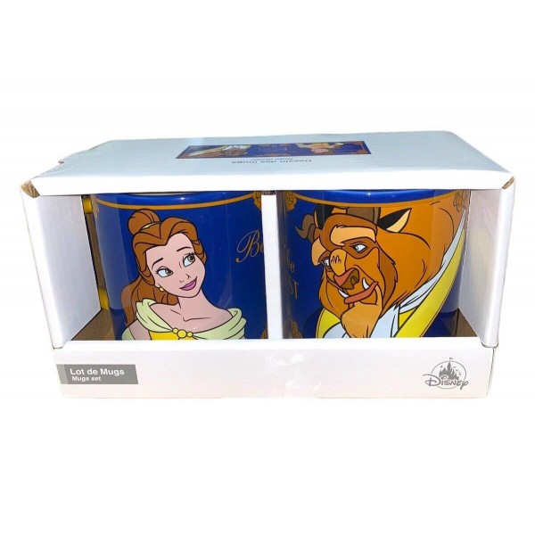 Beauty and the Beast mug set, Disneyland Paris Beauty and the Beast mug set, Disneyland Paris