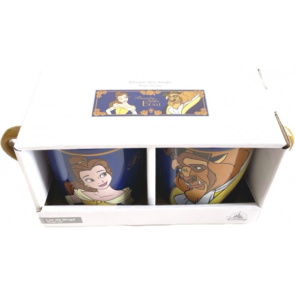 Beauty and the Beast mug set, Disneyland Paris Beauty and the Beast mug set, Disneyland Paris