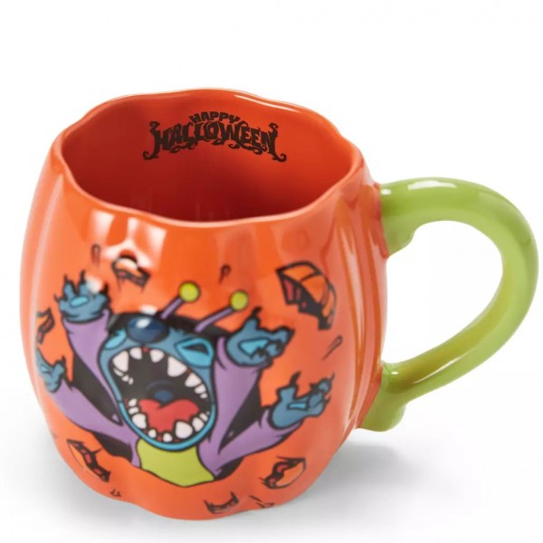 Stitch Halloween Pumpkin Mug, Disneyland Paris Stitch Halloween Pumpkin Mug, Disneyland Paris
