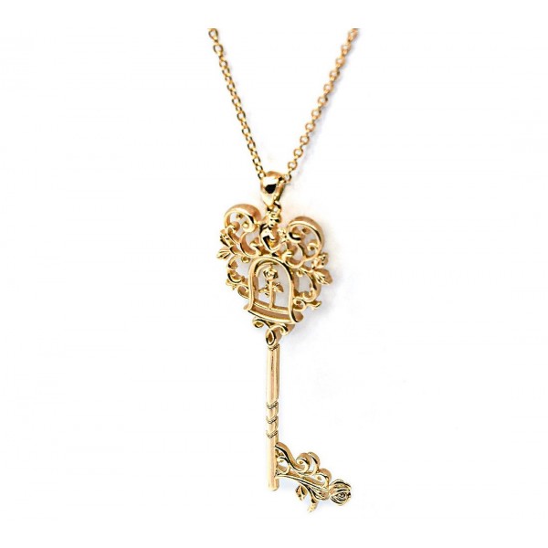 Belle, Beauty and the Beast Key Necklace, by Arribas and Disneyland Paris Belle, Beauty and the Beast Key Necklace, by Arribas and Disneyland Paris