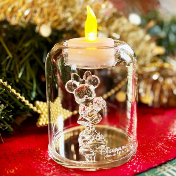 Minnie Mouse Candle Holder Figure under a dome, by Arribas Minnie Mouse Candle Holder Figure under a dome, by Arribas