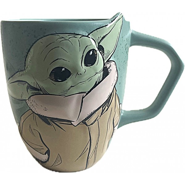 Baby Yoda Grogu 3D Mug, Star Wars: The Mandalorian Baby Yoda Grogu 3D Mug, Star Wars: The Mandalorian
