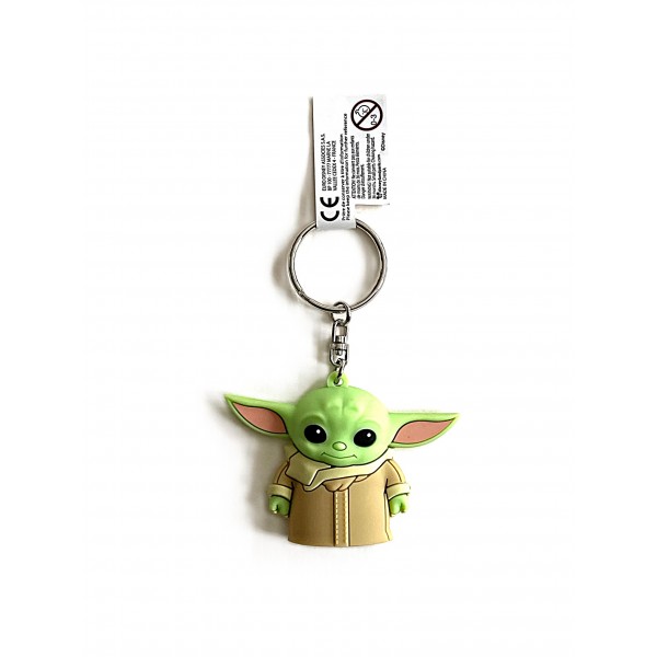 Baby Yoda Grogu 3D Keyring, Disneyland Paris Baby Yoda Grogu 3D Keyring, Disneyland Paris
