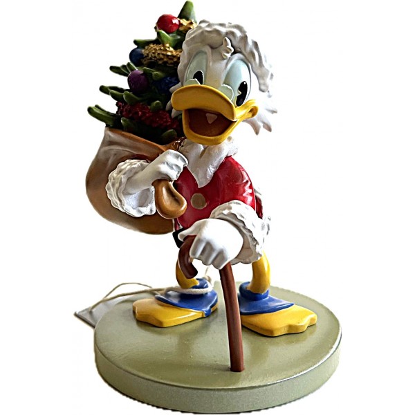 Uncle Scrooge Christmas Figure, Disneyland Paris Uncle Scrooge Christmas Figure, Disneyland Paris