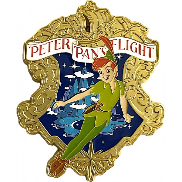 Disneyland Paris Peter Pan Attraction Metal fridge Magnet souvenir Disneyland Paris Peter Pan Attraction Metal fridge Magnet souvenir