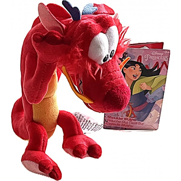 Disneyland Paris Mushu Shoulder Plush magnetic Sitter Soft Toy Disneyland Paris Mushu Shoulder Plush magnetic Sitter Soft Toy