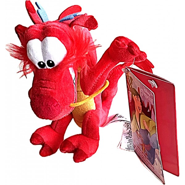 Disneyland Paris Mushu Shoulder Plush magnetic Sitter Soft Toy Disneyland Paris Mushu Shoulder Plush magnetic Sitter Soft Toy