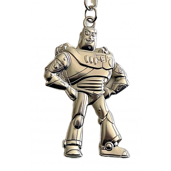 Disney Buzz Lightyear Keychain Metal Plate Keyring Disney Buzz Lightyear Keychain Metal Plate Keyring
