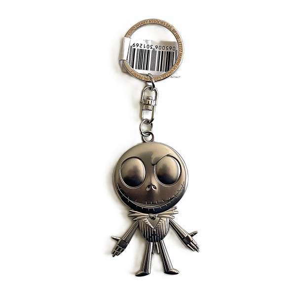 Disney Jack Keychain Metal Plate Keyring Disney Jack Keychain Metal Plate Keyring