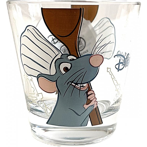 Remy Portrait Character Drinking Glass, Disneyland Paris