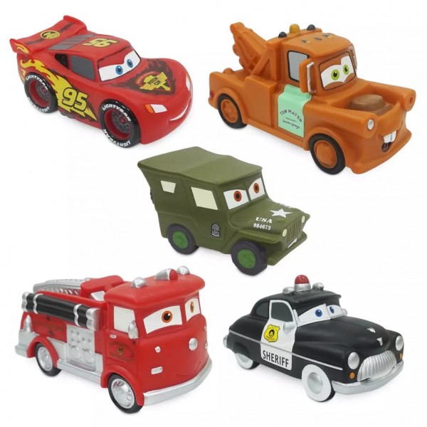Pixar Cars bath Toys set, Disneyland Paris Pixar Cars bath Toys set, Disneyland Paris