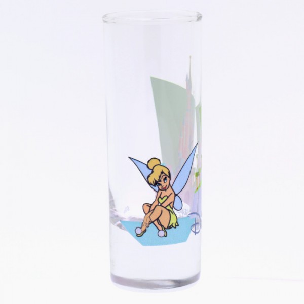Disneyland Paris Castle and Tinker Bell Shot Glass, by Arribas Disneyland Paris Castle and Tinker Bell Shot Glass, by Arribas