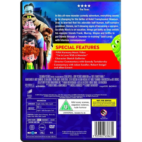 Hotel Transylvania 2 DVD - New/Sealed Hotel Transylvania 2 DVD - New/Sealed
