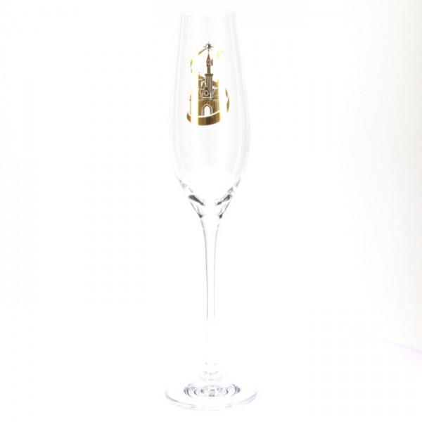 Set of 6 Tinker Bell and Castle Champagne glass in Arribas Box, Disneyland Paris Set of 6 Tinker Bell and Castle Champagne glass in Arribas Box, Disneyland Paris