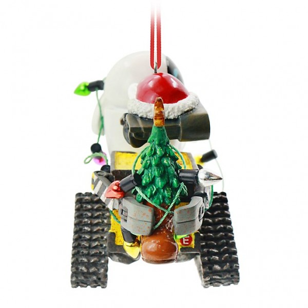WALL-E and EVE Festive Hanging Ornament, Disneyland Paris WALL-E and EVE Festive Hanging Ornament, Disneyland Paris