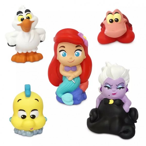 Princess Ariel Squeeze Toys Bath Set, Disneyland Paris Princess Ariel Squeeze Toys Bath Set, Disneyland Paris