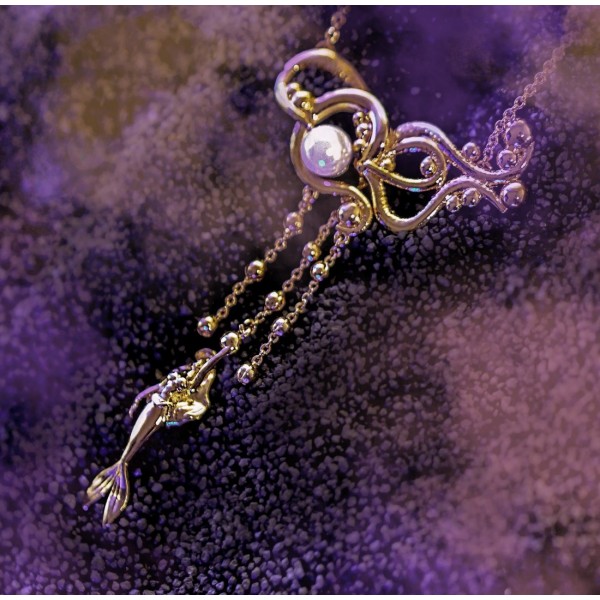 Disneyland Paris Tentacles Ariel Necklace, by Arribas Collection Disneyland Paris Tentacles Ariel Necklace, by Arribas Collection