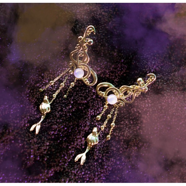 Disneyland Paris Tentacles Ariel earrings, by Arribas Collection Disneyland Paris Tentacles Ariel earrings, by Arribas Collection