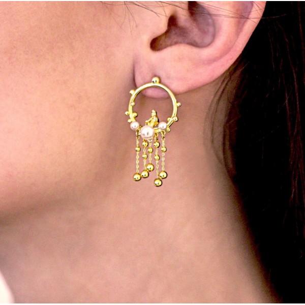 Disneyland Paris Pearl Ariel earrings, by Arribas Collection Disneyland Paris Pearl Ariel earrings, by Arribas Collection