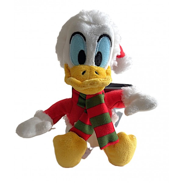 Disneyland Paris Donald Christmas Plush Shoulder Sitter Soft Toy Disneyland Paris Donald Christmas Plush Shoulder Sitter Soft Toy