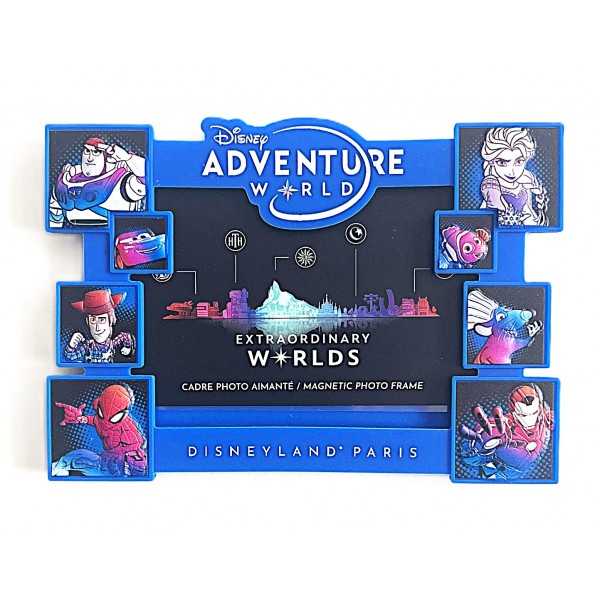 Disneyland Paris Adventure World fridge magnetic frame