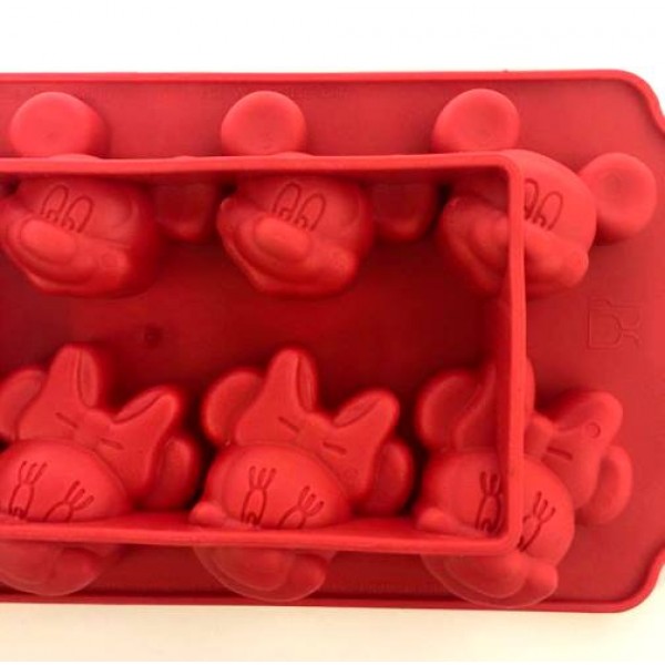 Disney Mickey and Minnie Ice Cube Silicone Mould Disney Mickey and Minnie Ice Cube Silicone Mould