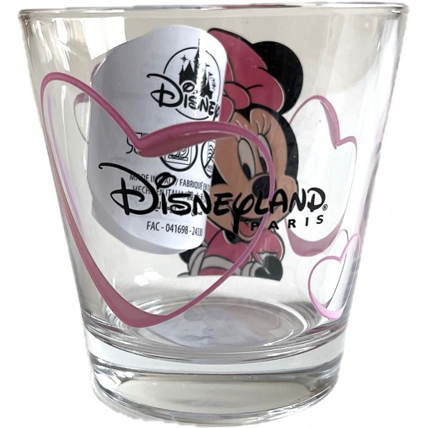 Minnie Portrait Character Drinking Glass, Disneyland Paris Minnie Portrait Character Drinking Glass, Disneyland Paris