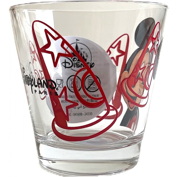 Mickey Portrait Character Drinking Glass, Disneyland Paris Mickey Portrait Character Drinking Glass, Disneyland Paris