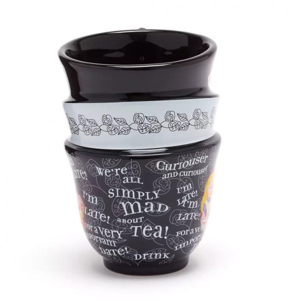 Alice in Wonderland Stacked Mug, Disneyland Paris Alice in Wonderland Stacked Mug, Disneyland Paris