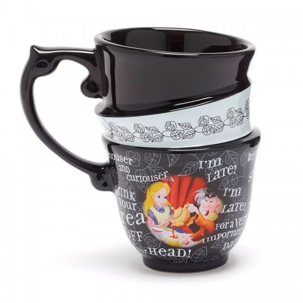 Alice in Wonderland Stacked Mug, Disneyland Paris Alice in Wonderland Stacked Mug, Disneyland Paris