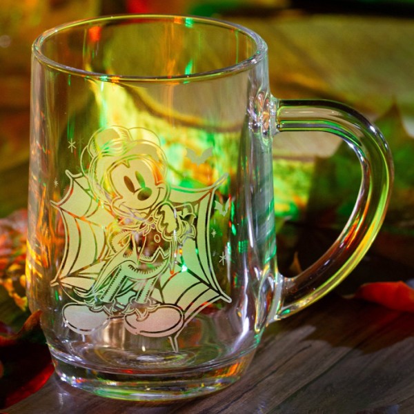 Mickey Halloween glass mug, by Arribas and Disneyland Paris Mickey Halloween glass mug, by Arribas and Disneyland Paris