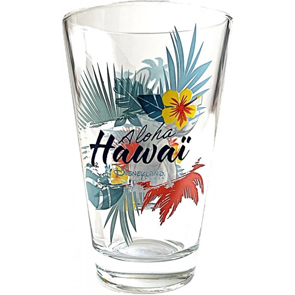Stitch Aloha Hawaii Collection Glass, Disneyland Paris Original Stitch Aloha Hawaii Collection Glass, Disneyland Paris Original