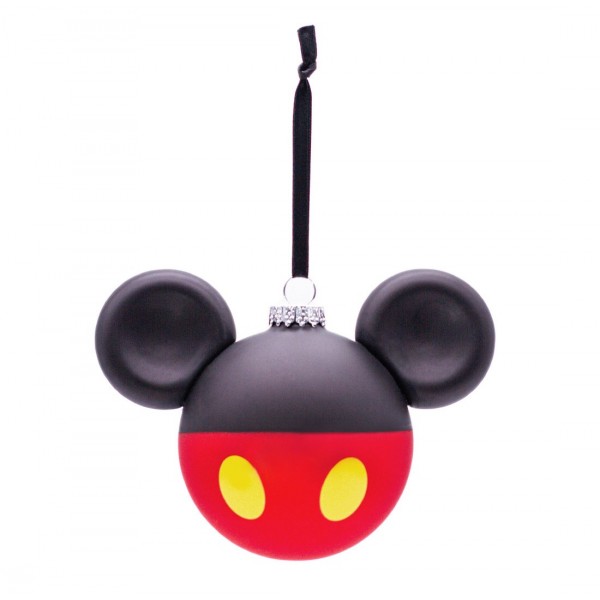 Mickey large Christmas Ornament Bauble in glass, by Arribas Disneyland Paris Mickey large Christmas Ornament Bauble in glass, by Arribas Disneyland Paris