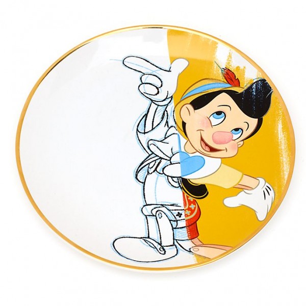 Ink & Paint set of 4 Plates, Disneyland Park Original Ink & Paint set of 4 Plates, Disneyland Park Original