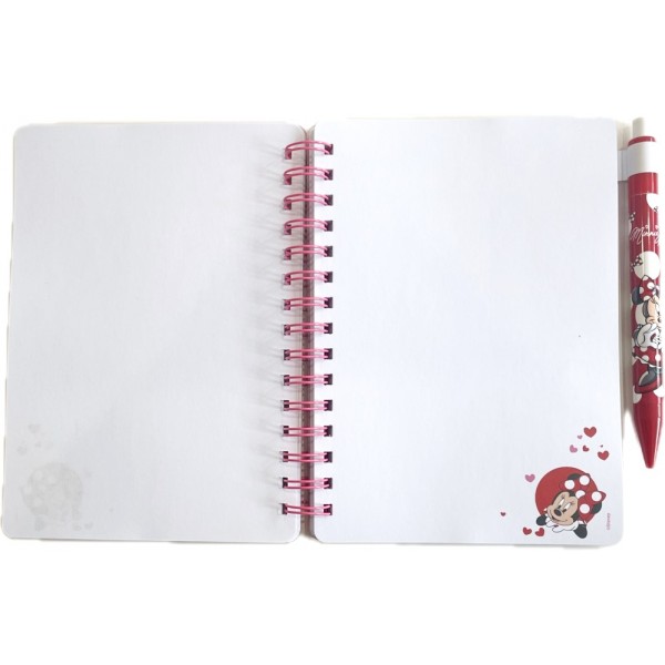 Minnie Mouse notebook and Pen, Disneyland Paris Minnie Mouse notebook and Pen, Disneyland Paris