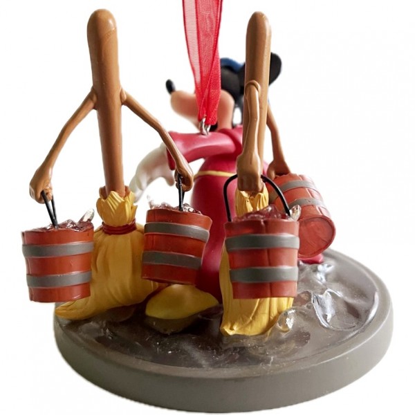 Disneyland Paris Sorcerer's Apprentice Mickey Mouse Fantasia Christmas ornament Disneyland Paris Sorcerer's Apprentice Mickey Mouse Fantasia Christmas ornament