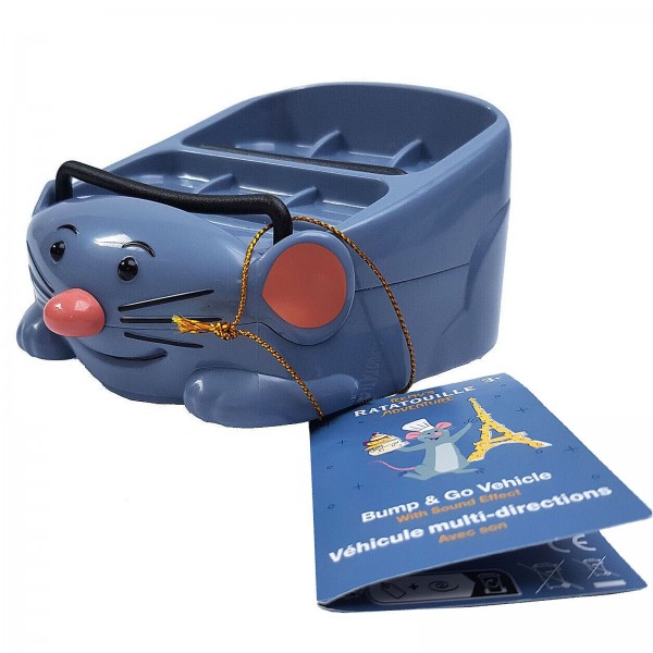 Disneyland Paris - Remy's Ratatouille Adventure Bump & Go Vehicle toy Disneyland Paris - Remy's Ratatouille Adventure Bump & Go Vehicle toy