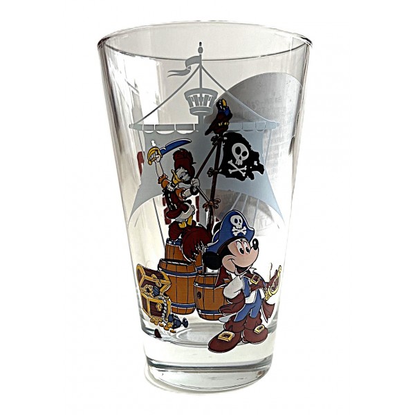 Disneyland Paris Pirates of the Caribbean drinking Glass Disneyland Paris Pirates of the Caribbean drinking Glass