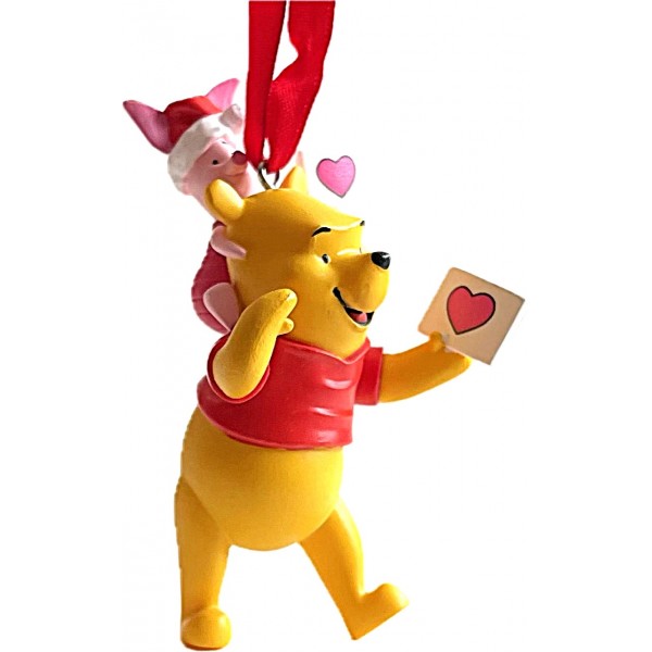 Disneyland Paris Winnie and Piglet Christmas dangler Ornament Disneyland Paris Winnie and Piglet Christmas dangler Ornament
