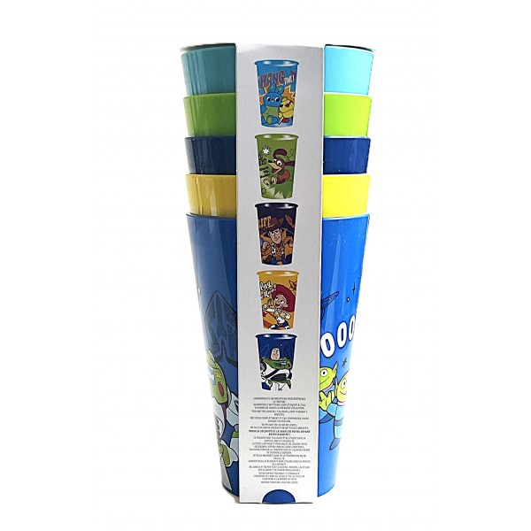 Disneyland Paris set of 5 Toy Story Characters plastic cups Disneyland Paris set of 5 Toy Story Characters plastic cups