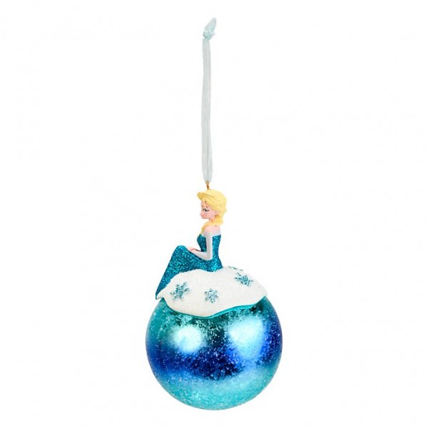 Elsa from Frozen in blue bauble, Disneyland Paris Elsa from Frozen in blue bauble, Disneyland Paris