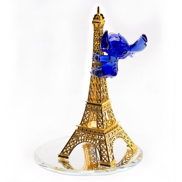 Stitch on Eiffel Tower glass figure, by Arribas and Disneyland Paris Stitch on Eiffel Tower glass figure, by Arribas and Disneyland Paris