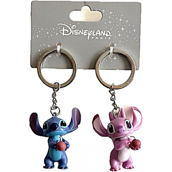 Stitch and Angel Keyring set, Disneyland Paris Stitch and Angel Keyring set, Disneyland Paris